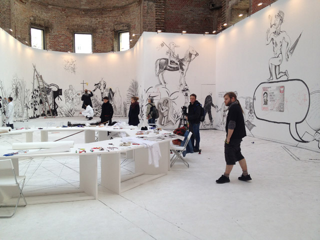 berlin1 Initiated by Paweł Althamer at St. Elisabeth Church in Berlin-Mitte.