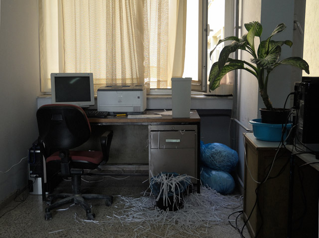 Borga Kantürk, "Study Room", 2012. Photograph in color. 