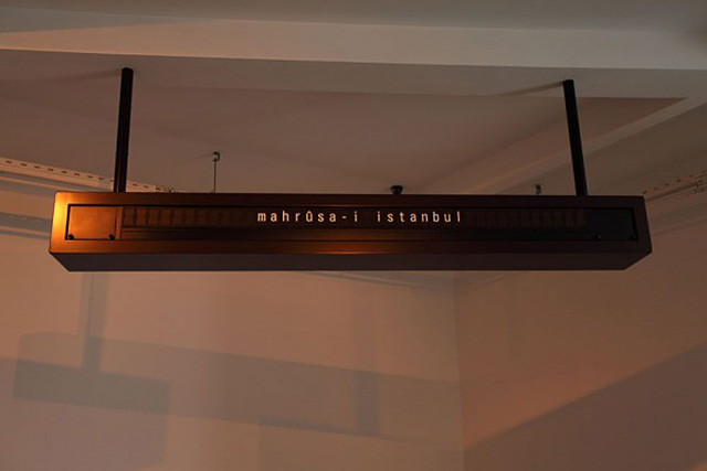 Hussein Chalayan, exhibition view from I am sad Leyla at Galerist, İstanbul, 2011. 