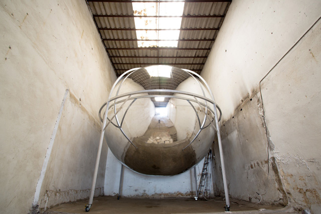 Installation view of Trevor Paglen at Protocinema, Istanbul.