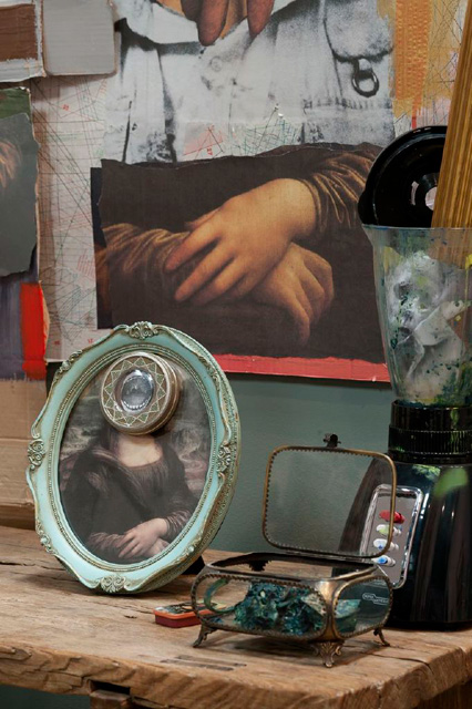 Installation view, The Exquisite Corpse Shall Drink the New Wine. Rokni Haerizadeh, Ramin Haerizadeh & Hesam Rahmanian, March 18-May 18, 2014, Gallery Isabelle van den Eynde.