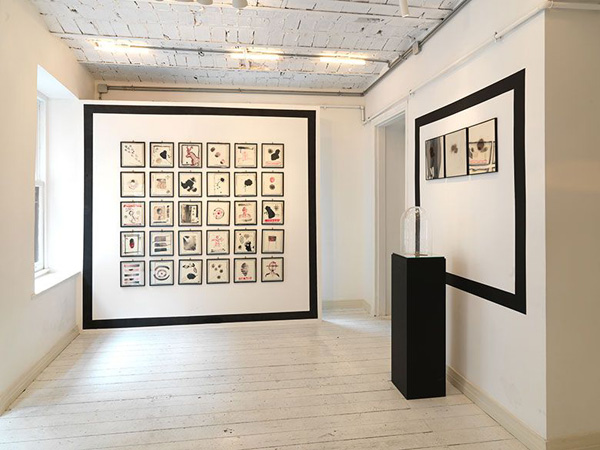 Installation view from Joana Kohen's THIS IS NOT MY IMAGINATION, THERE'S A GUN ON MY BACK at Tankut Aykut Gallery, Istanbul