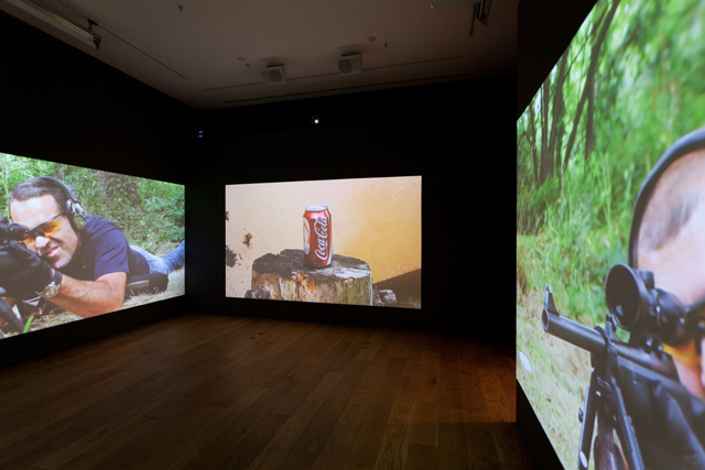 Vahap Avşar, Shoot-out, 2012. Video installation. 