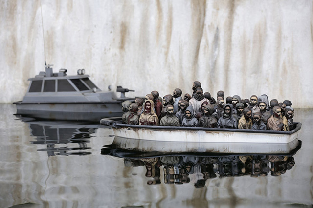 View of Banksy's Dismaland (2015). 